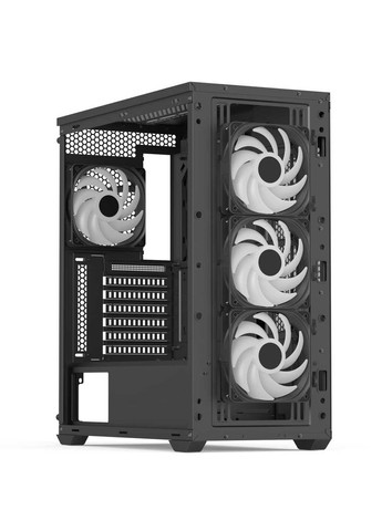 Корпус D501A-G-BK-v2 (ACCM-DS01043.11) Black без БЖ Aerocool (342330929)