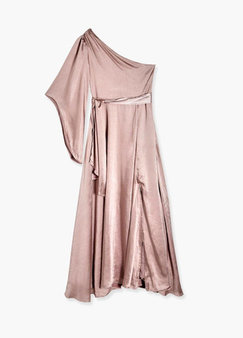 Рожева вечірня сукня Boohoo однотонна