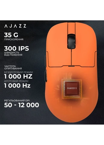 Мышь AJ159P MC Charging Dock Orange (AJ159P-MC-Orange) [153979] Ajazz (400983160)