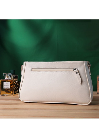 Сумка багет с цепочкой и съемным ремешком из натуральной кожи 26,5х15х5,5 см Shvigel (315868856)