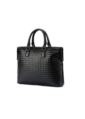 Мужской деловой портфель с экокожи плетеный с плечевым ремнем Eton (363021859)