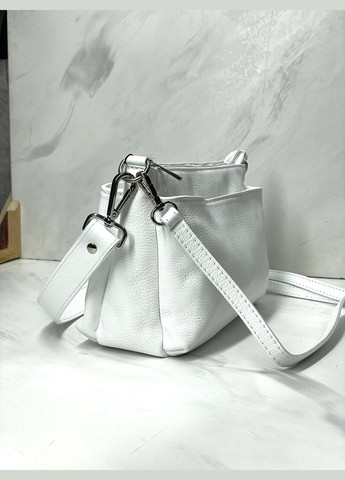 Сумка кожаная женская Италия – 3 отделения, короткий и длинный ремешок, кроссбоди Virginia Conti Кросбоді (341251976)