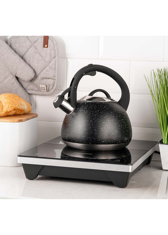 Чайник Gemini, 2.5 л, черный мрамор, нержавеющая сталь AR1957KS Ardesto (336493792)