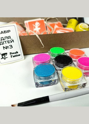 Набор для био-папа "Для детей #3 - неон" set-kids-3-neon No Brand (330603825)