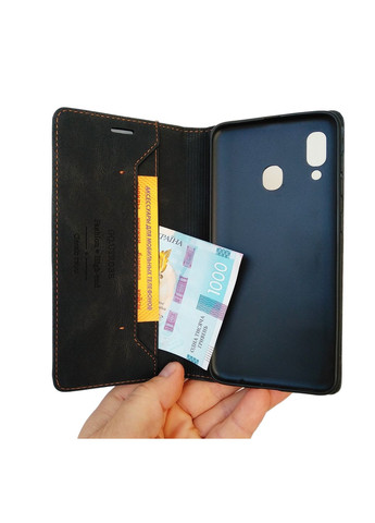 Чехол книга под нубук для А30 Чехол книжка на самсунг а30(SM-A305) Samsung (336960899)