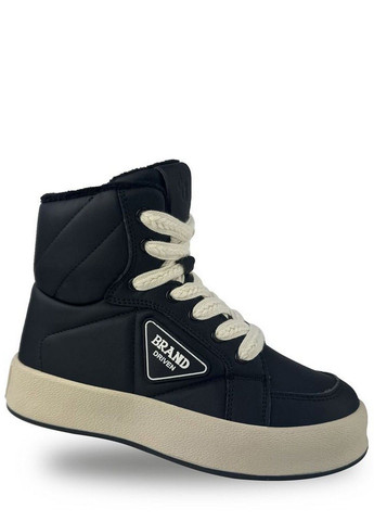 Черно-белые кэжуал зимние зимние ботинки на овчине cp40457-3 Jong Golf