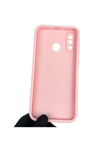 Чехол силиконовый Soft Touch для Galaxy A30 (SM-A305F) розовый (Полная защита камеры) Samsung (366390296)