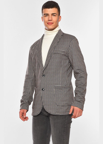 Піджак чоловічий коричневого кольору Let's Shop (324468559)