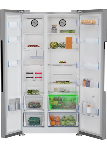 Холодильник SBS (GN164020XP) side-by-side BEKO