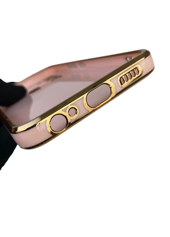 Чехол для Spark 8C KG5k с кольцом MagSafe с золотой окантовкой на техно спарк 8с пудровый gs1 Tecno (366235390)