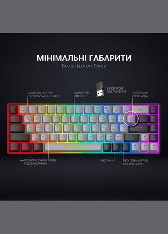 Клавіатура GK935 GAMEPRO (306581060)
