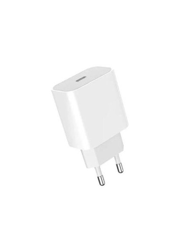 Зарядний пристрій (DM-DC06T-WH) Denmen USB-C PD20W 3.6A + cable USB-C to USB-C white (370015079)