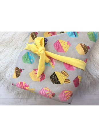 Мусліновий плед-конверт "Тістечка" Moontime (354827105)