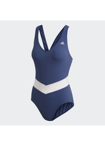 Синий летний женский сплошной купальник sh3.ro v s fj4439 adidas