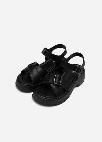 Жіночі босоніжки на платформі колір чорний CB-00233340 Yuki (319046078)