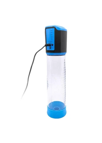 Автоматична вакуумна помпа Passion Enlargement system Blue, перезаряджувана, 5 режимів Men Powerup (322860278)