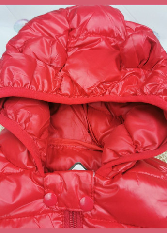 Комбінована демісезонна жилетка демі червона 2013 No Brand