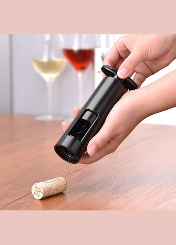 Набор для вина Basimc 4 в 1 механический штопор с аэратором, пробкой и ножом для фольги (R051399) No Brand (330779039)