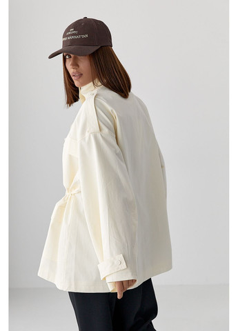 Подовжена жіноча вітрова куртка Lurex (359479916}