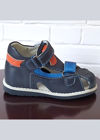 Закриті босоніжки ортопедичні сандалії на липучках для хлопчика Клібі Clibee (334305321)