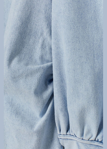 Голубое платье для беременных H&M однотонное