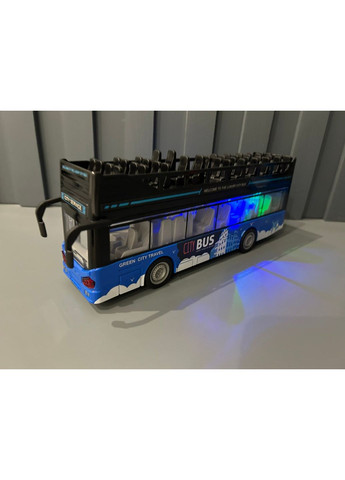 Автобус городской двухэтажный инерция музыка свет (JS122-122A) No Brand (365807443)