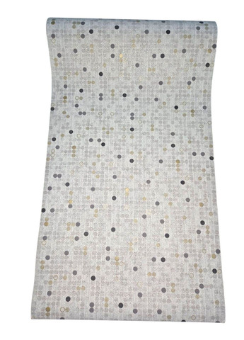 Шпалери вінілові 10,05 × 0.53 м Слов’янські шпалери 9398-10, обої сірі для вітальні, коридору, кухні, дитячої кімнати Слов'янські шпалери (340275305)