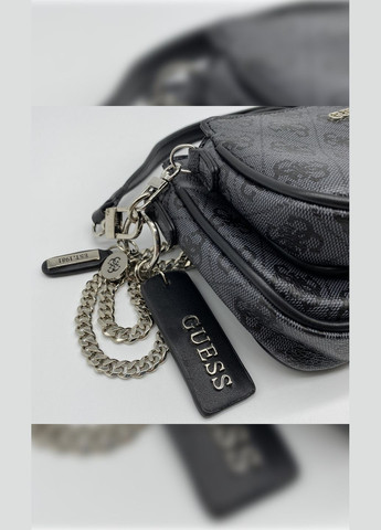 Женская сумка кросс-боди 19GF-1803 через плечо с цепочкой черная Guess (279586240)