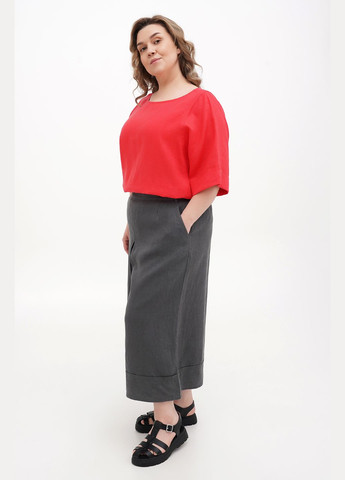 Короткі широкі штани з льону на резинці та блискавці з кишенями Круїз., р., код 8436/58/584 ГАЛЕРЕЯ ЛЬОНУ (333164644)