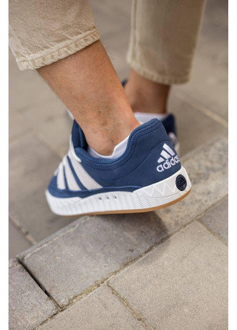 Белые демисезонные кроссовки мужские adidas adimatic blue white адидас адиматик No Brand