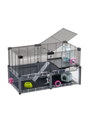 Модульна клітка для хом'яків і мишей з аксесуарами Multipla Hamster (Ферпласт Мультипла Хамстер) Ferplast (297511116)