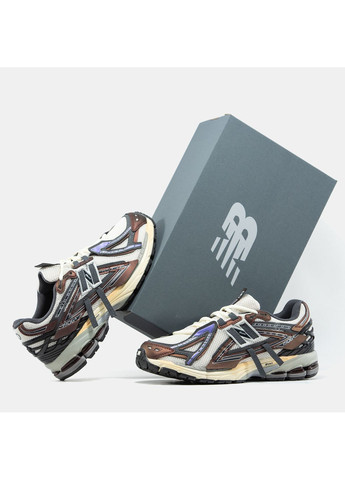 Кроссовки женские и мужские New Balance 1906 White Red Blue Grey | Нью Беланс 1906А белые No Brand белые демисезоны (365548521)