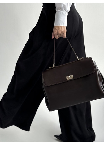 Жіноча сумка LK-7024 Темний шоколад Savvy (373297040)