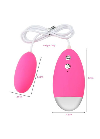 Віброяйце з пультом управління фіолетового кольору, 12 режимів, 10156 No Brand (315439940)