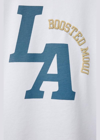 Біла дитяча футболка для хлопчика 0039/666 білий Zara