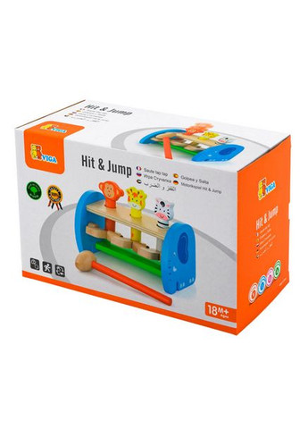 Развивающая игрушка по Монтессори «Сафари» разноцветная (4096/50683) Viga Toys (324423406)