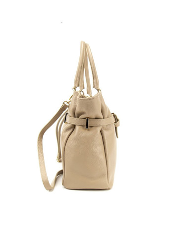 Повседневная женская классическая сумка из натуральной кожи с акцентным ремешком Italy RoyalBag F-IT-7638 (335806818)