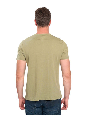 Оливковая футболка мужская Lee Cooper