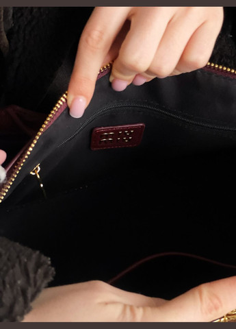 Женская сумка бургундский классический кросс боди No Brand (322464231)