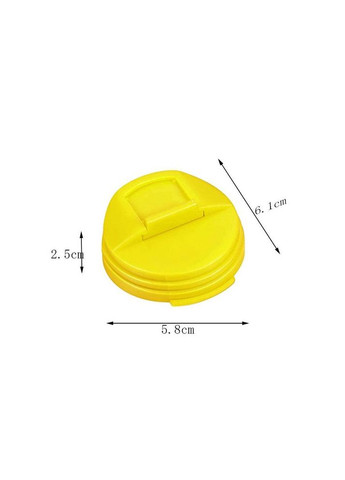 Кришка для газованих напоїв в жерстяних банках жовта (NR0128_2) No Brand (315885615)