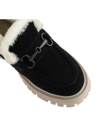 Gifanni Туфлі (1763Ц) чорний з натуральна замша, китай — зима (328914164)