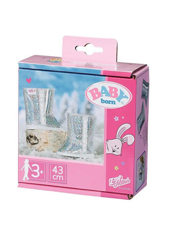 Взуття для ляльки Сріблясті чобітки () BABY born 831786 (332943427)