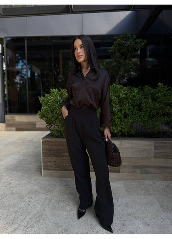 Жіноча сорочка з шовку вільного крою MonCher (349453379)