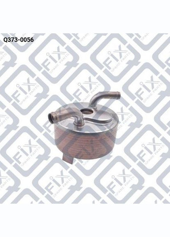 Радиатор охлаждения фильтра, маслоохладитель Q373-0056 Л200 2005-2015 1240A008 Q-FIX (360504098)