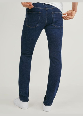 Синие демисезонные джинсы slim fit C&A