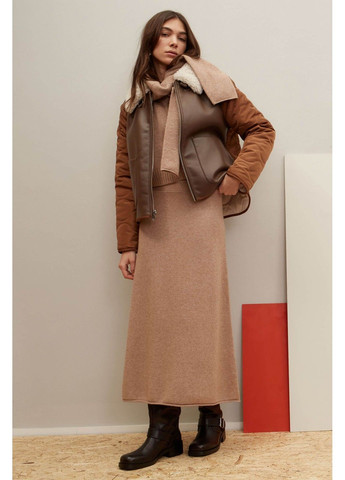 Спідниця жіноча 89850 7459 Коричнева 44 Oui (306708754)