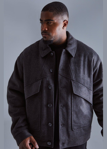 Черная демисезонная куртка Boohoo