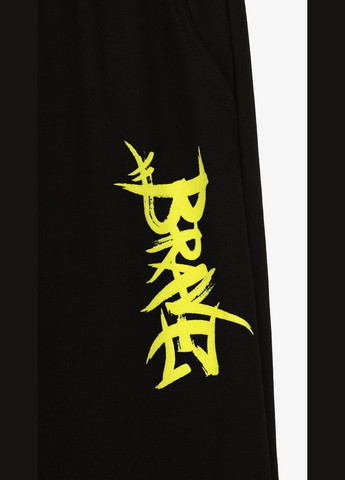 Спортивный костюм толстовка+брюки+футболка для мальчика HKD-255 152 см Черный с салатовым shop (2000999205996) Неслухнянки (368866640)