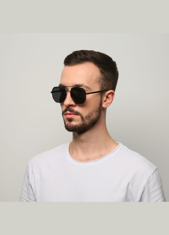 Сонцезахисні окуляри з поляризацією Фешн-класика чоловічі 849-366 LuckyLOOK 849-366M (322846472)