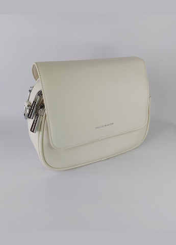 Сумка женская кросс-боди на два отделения белая Karlos Marconi (347640667)